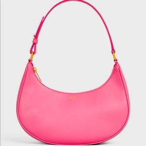 Celine Medium Ava Bag In Smooth Calfskin Flamingo